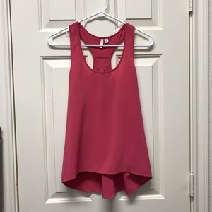 Frenchi (Nordstrom) Coral Pink Razorback Tank Top